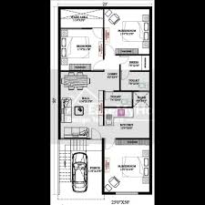 1200 sq ft house plan with car parking