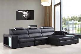 long rounded contemporary sectional in