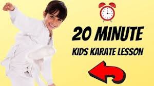 how to learn karate at home for kids
