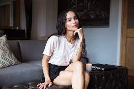 Affordable and search from millions of royalty free images, photos and vectors. Wallpaper Zoe Kravitz Women Actress Model Ebony Lipstick Legs Crossed Indoors Sitting 1920x1280 Vfgx 1670275 Hd Wallpapers Wallhere