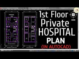 private hospital plan in autocad