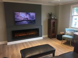 Fireplace Accent Wall Linear Fireplace