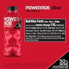 powerade fruit punch sports drink 8
