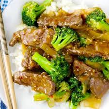 easy beef and broccoli with ginger and