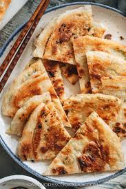 chinese scallion pancakes 葱油饼