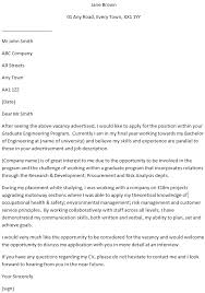 Graduate Engineer Cover Letter Example Learnist Org