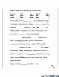 cloze passage worksheets and