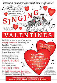 Send your loved one a singing valentine in gaffney, spartanburg, or greenville sc this feb 13 & 14! Order A Singing Valentine For Your Loved One From The Sml Harmeneers Wset