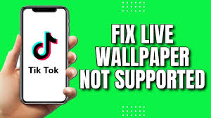 how to fix live wallpaper not supported