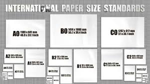standard paper sizes and facts about