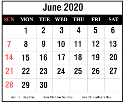 035 June Calendar Free Excel Template Incredible 2020 Ideas