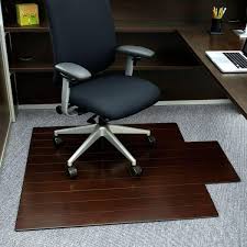 bamboo roll up office chair mat