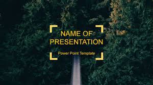 Forest Background Powerpoint Template_free Powerpoint