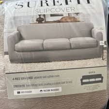 3 Seater Sofa Sure Fit Suede Furniture