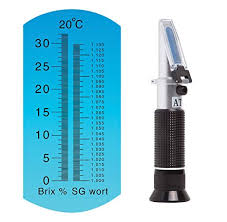 Brew Tapper Dual Scale Refractometer With Atc Brix Specific Gravity Best For Beer Wine