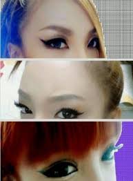k pop idol using just her eyebrows