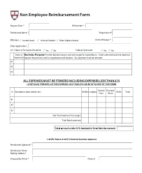 Business Expense Form Template Free Mileage Claim Form Template