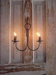 rustic sconce candle holder wall candle