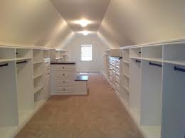 vaulted ceiling closets traditional