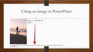 how to cite images in powerpoint
