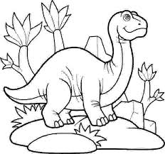varios dinosaurios para colorear y