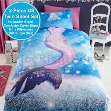 Mermaid Wave Single Duvet Cover Set