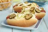 cabbage dogs  hot dogs
