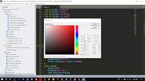 Perhatikan pada gambar di atas. Tambah Color Picker Memudahkan Coder Bermain Warna Di Text Editor Fr Academy Kursus Komputer Lampung 081271245514
