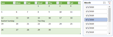 Power Query Calendar Excel University