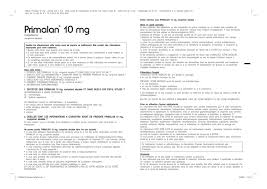 Ne prenez jamais primalan 10 mg, comprimé sécable : Primalan 10 Mg Mon Partenaire Sante