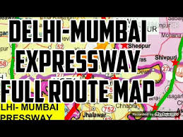 The best part is, the work has already begun. Delhi Mumbai Expressway Full Route Map Youtube