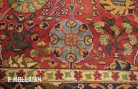 large antique english donegal carpet