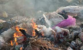 burning plastic waste harmful to health