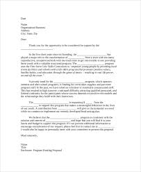 8 Sample Business Proposal Cover Letters Pdf Word