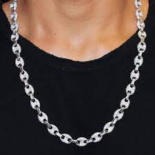 real diamond hip hop jewelry 14k white