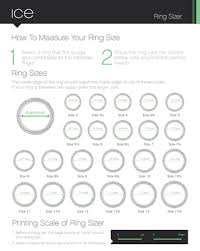 Particular Iphone Ring Sizer The Diamond Store Ring Sizer On