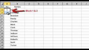 create sequential number in excel fast