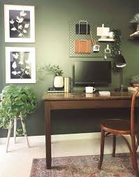 Green Home Office Decor Ideas