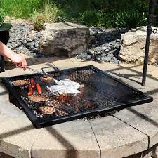 Square Fire Pit Cooking Grill Grate