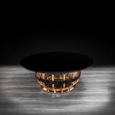 Milano Round Glass Top Coffee Table