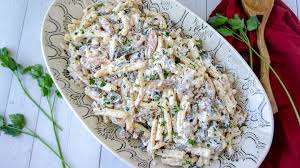 creamy crab pasta salad recipe
