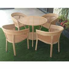 Brown Cane Outdoor Chairs