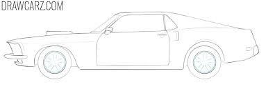 how to draw a clic car