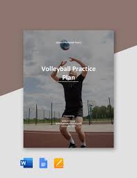 free volleyball practice plan template