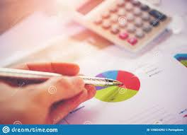 Business Report Chart Preparing Graphs Calculator Summary