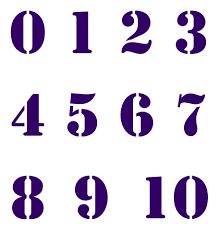 You can also make a number of garlands for classroom decoration. 10 Best 3 Inch Stencils Numbers Printable Printablee Com