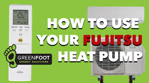 fujitsu ductless heat pump remote