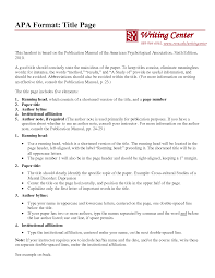 Resume CV Cover Letter  sample apa paper  apa format setup in word     The Write Direction OWL APA Sample Paper