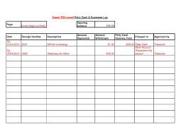 Download Petty Cash Log Style 638 Template For Free At