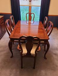 lexington cherry dining room table and